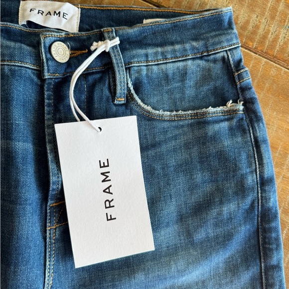 NWT Frame Denim Le High Skinny Earthbound Rips Jeans - Picture 5 of 11